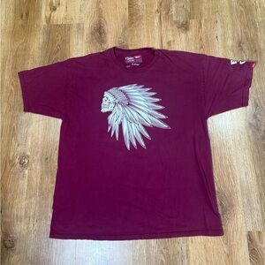 Men's Vans skateboarding Maroon Graphic shirt